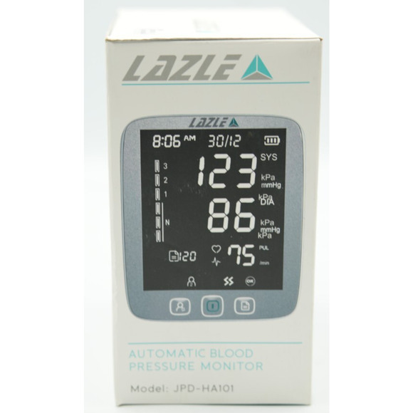 Digital Blood Pressure Monitor Lazle JPD-HA101 – Upper Arm Cuff, LCD, Sealed Box - Picture 3 of 4